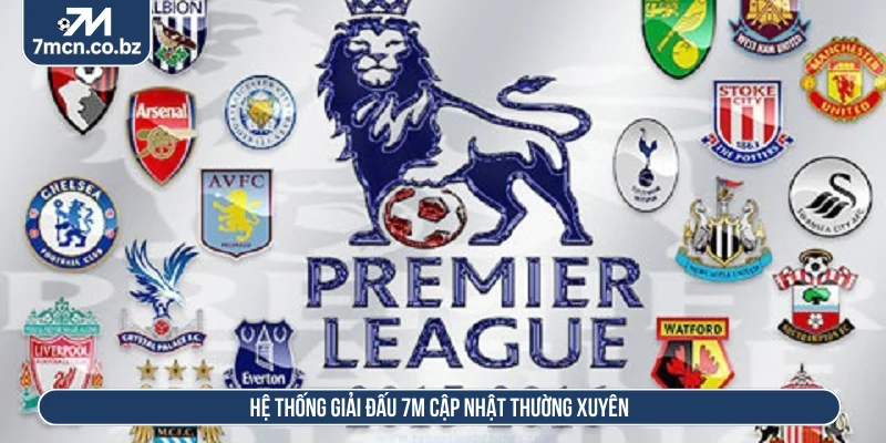 7M - Tỷ Số Trực Tuyến 7MCN | Kết Quả Bóng Đá Mới Nhất 2026 10 Hệ thống giải đấu 7M cập nhật thường xuyên